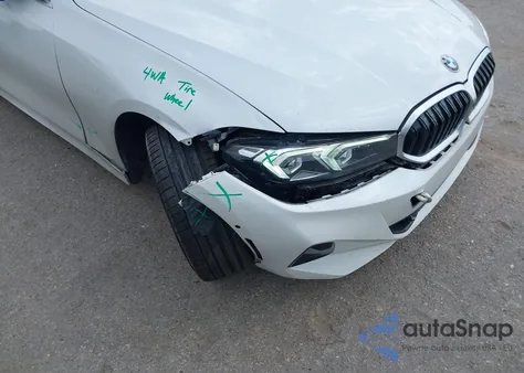 2024 BMW 330I из США, поврежденный, VIN 3MW69FF02R8E29828